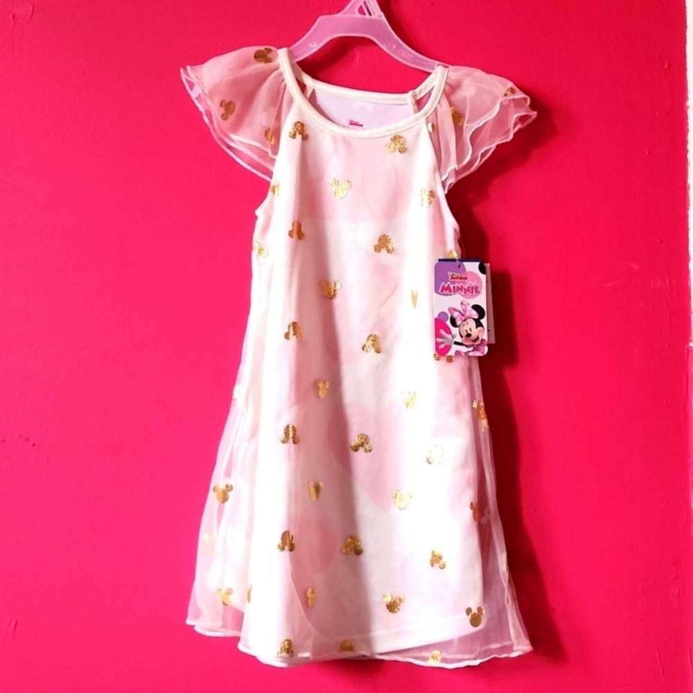 Brand New 4t, Toddler Disney Pajamas, Easter Flowy Dress and St Patrick's Tops - Picture 3 of 4